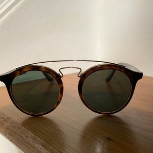 Ray ban brow bar tortoise sunglasses